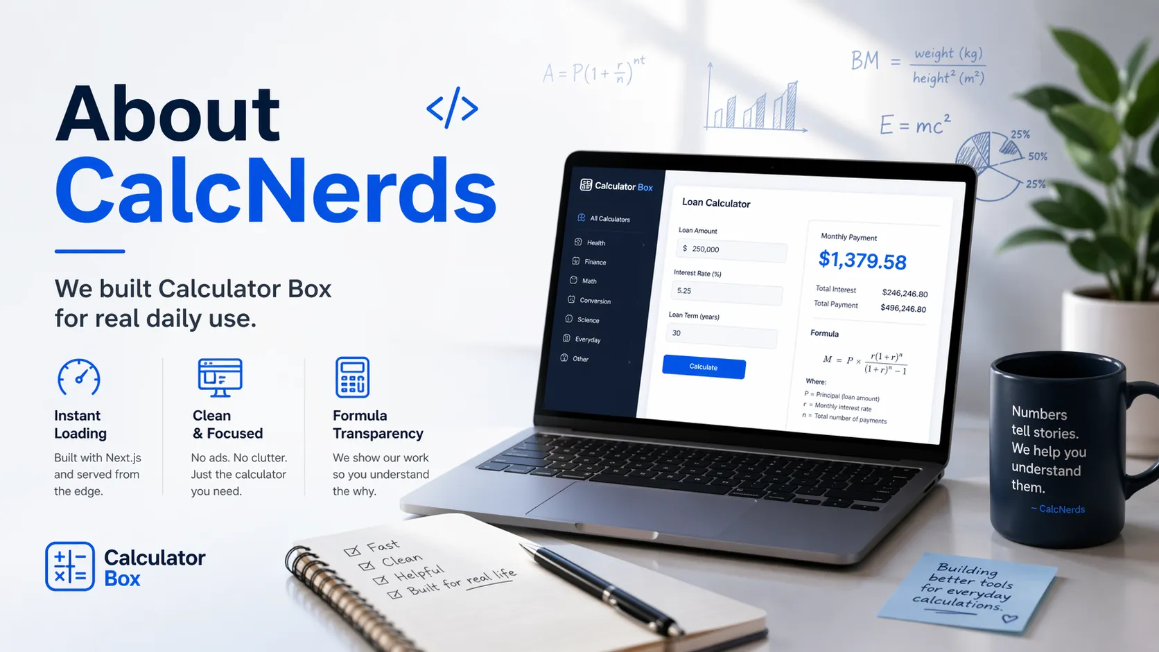 关于 CalcNerds — 为什么我们做了这个网站